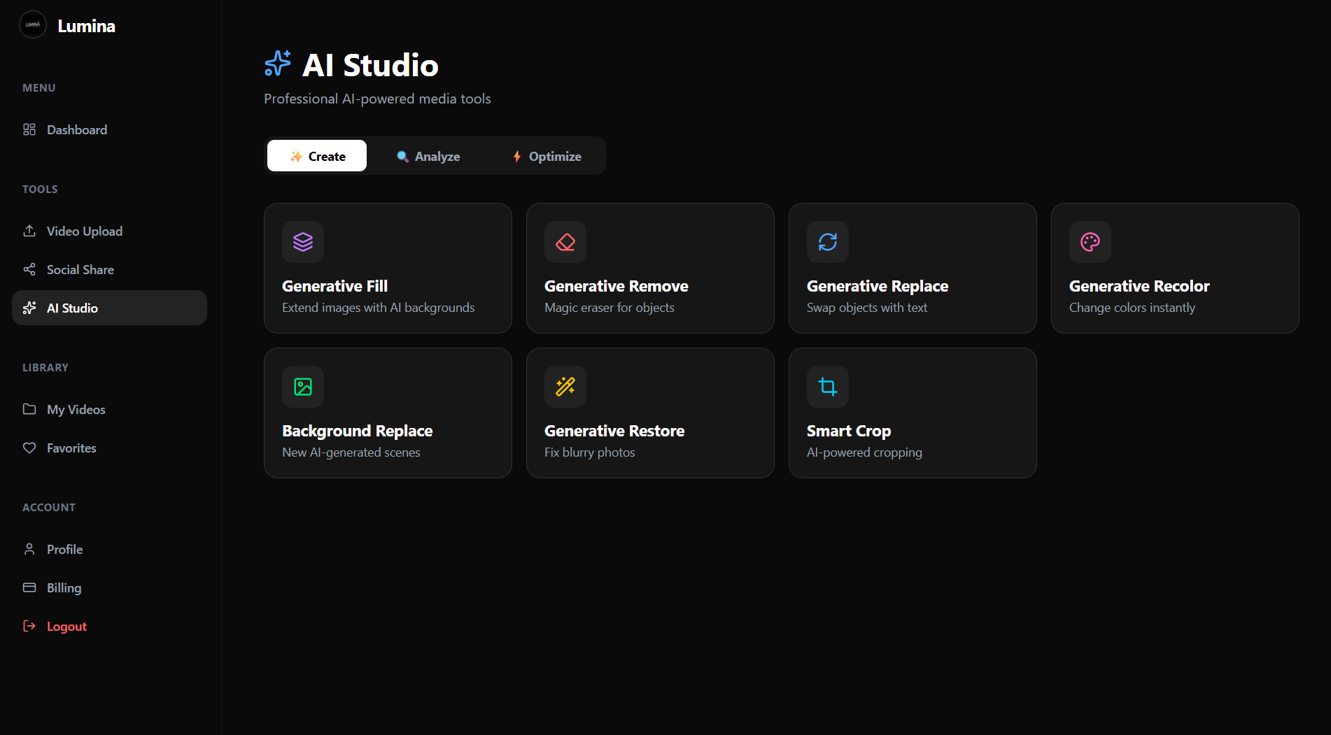 Lumina AI Platform screenshot 3